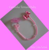 Porta Chupetas Rosa